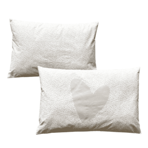 kussen beige hart living club
