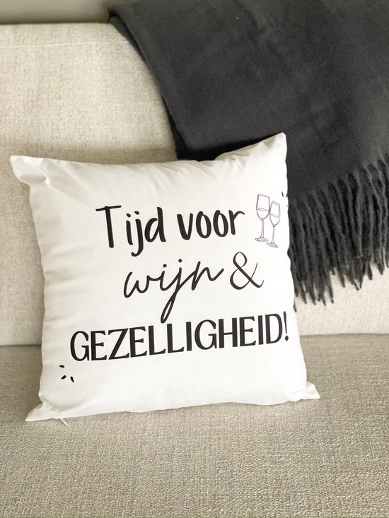 sierkussen tijd voor wijn sfeerfoto