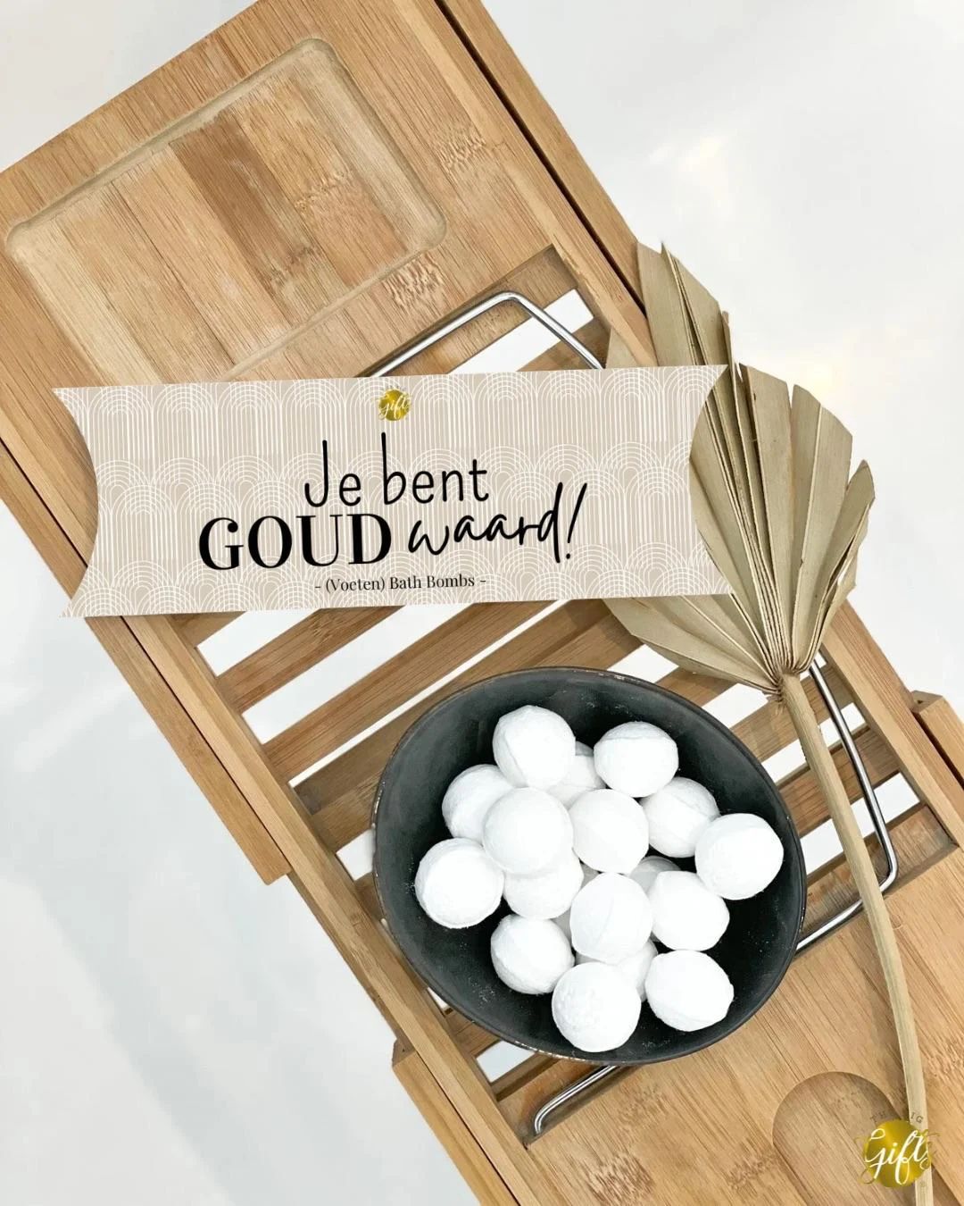 Gondeldoosje Bath Bombs - Goud Waard - Afbeelding 2